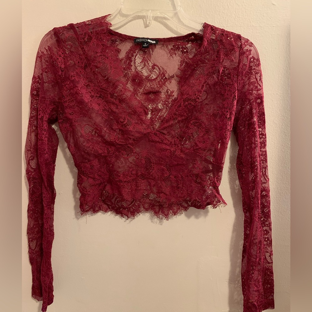 Women’s see through top